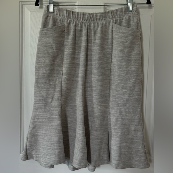 Grey skirt with pockets. Home made. Size M / 4. - Picture 1 of 1